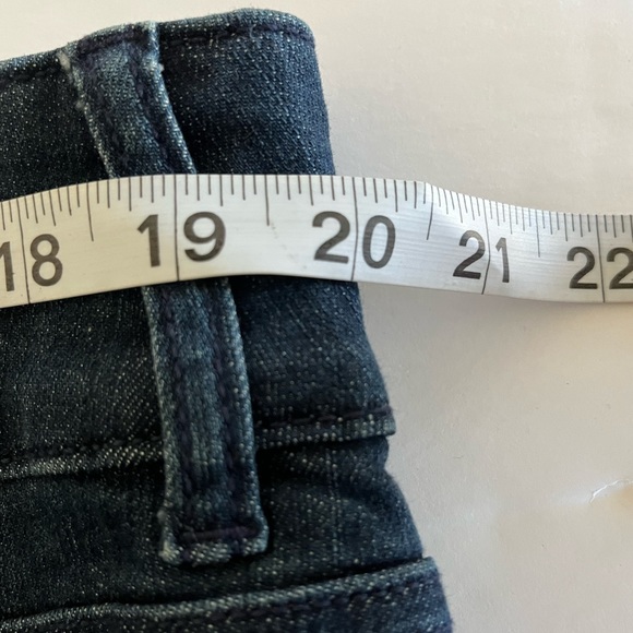 Women's TORRID PREMIUM DENIM MINI SKIRT Double button stretch slit size 20 - Picture 6 of 9